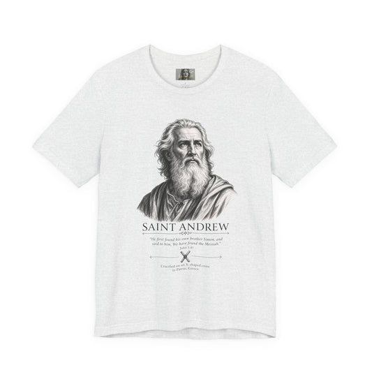 Saint Andrew Faith Followers Collection Unisex Jersey Short Sleeve Tee