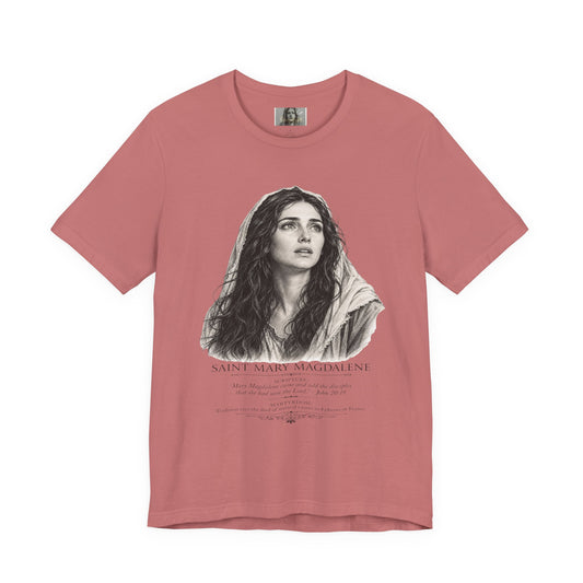Faith Followers Saint Mary Unisex Jersey Short Sleeve Tee