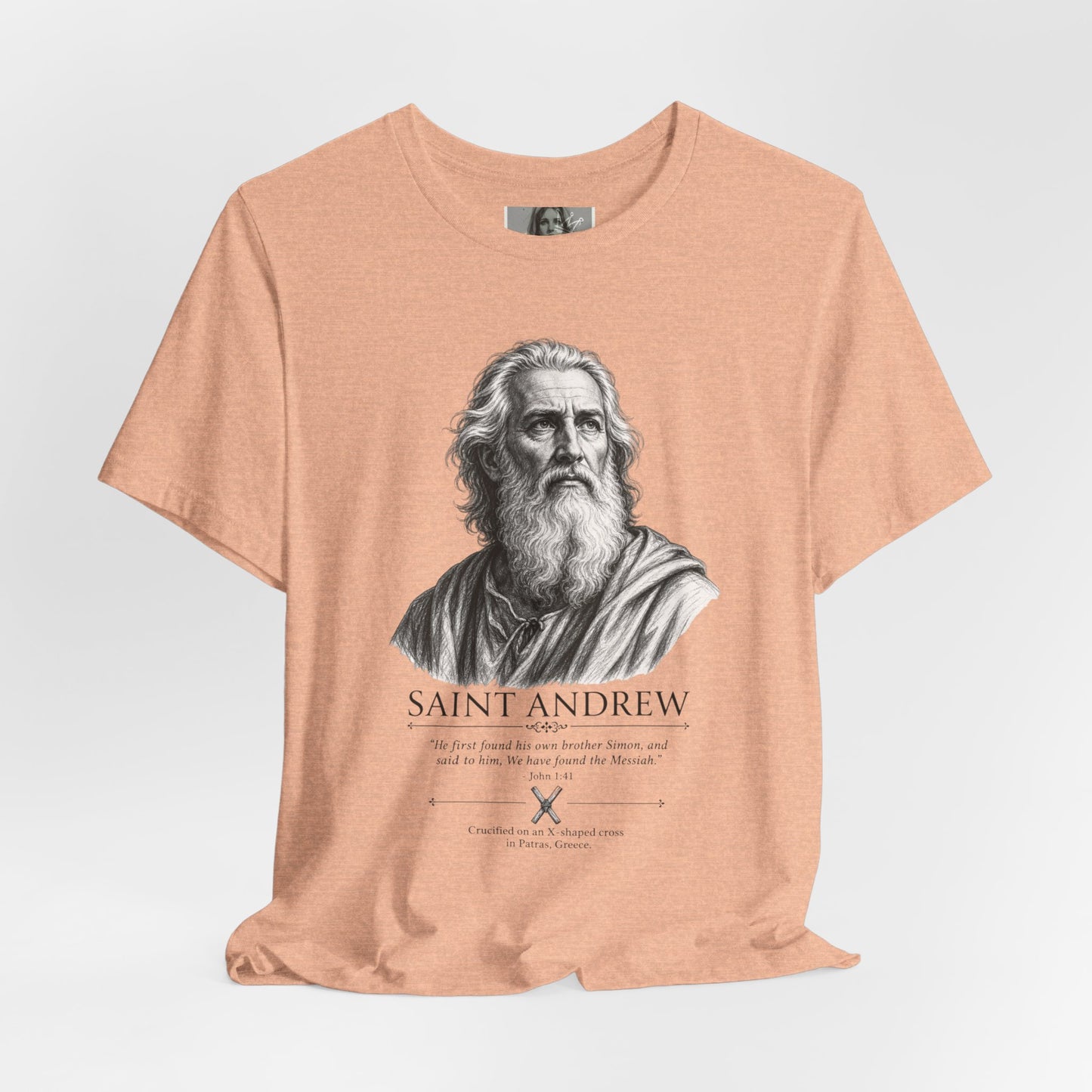Saint Andrew Faith Followers Collection Unisex Jersey Short Sleeve Tee