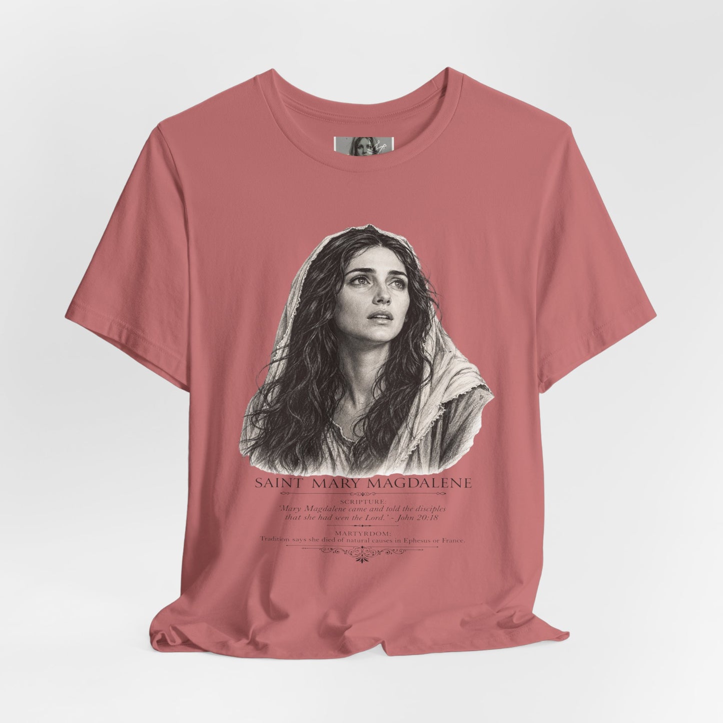 Faith Followers Saint Mary Unisex Jersey Short Sleeve Tee