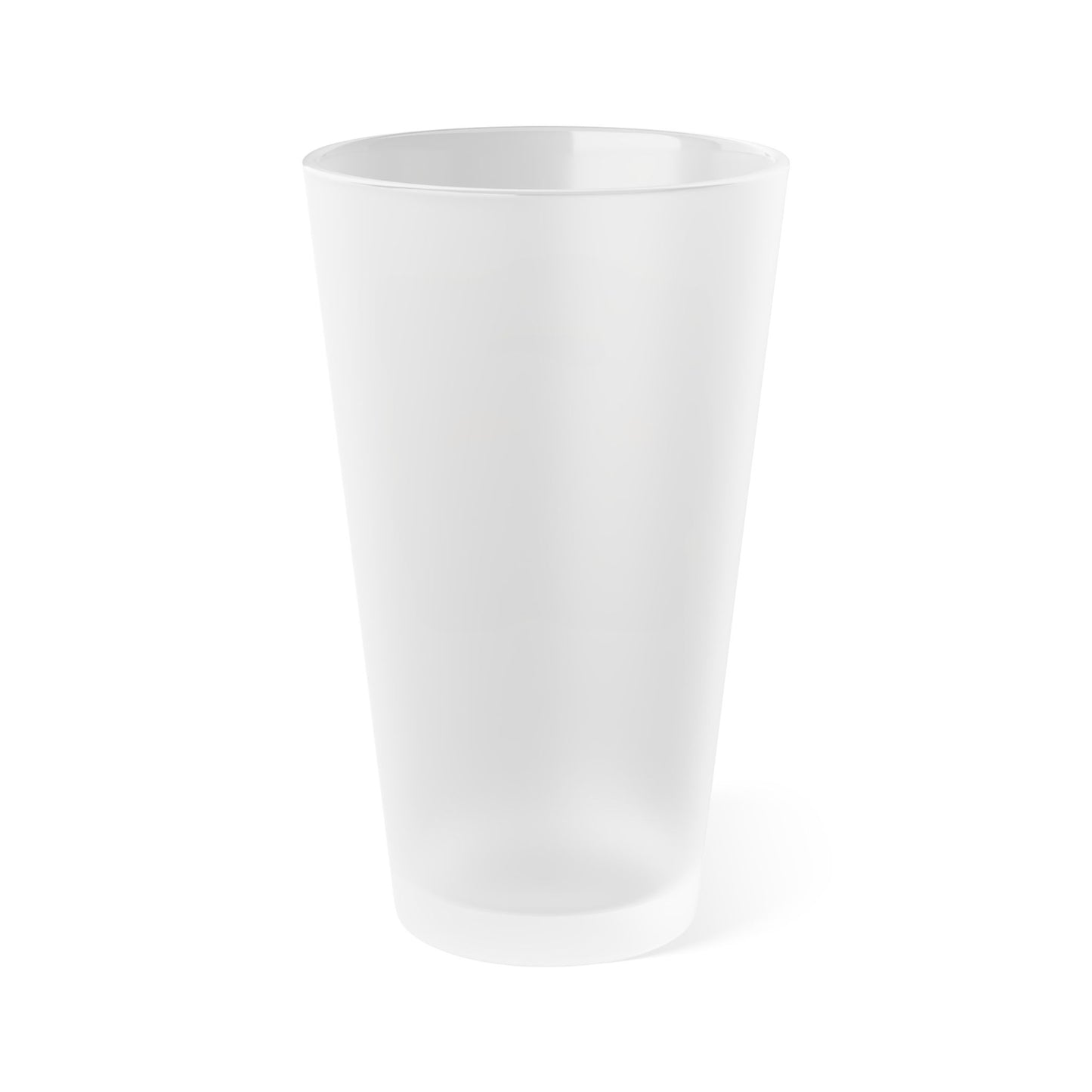 Frosted Pint Glass Inspirational – Inspirational Faith Word Cloud 16oz