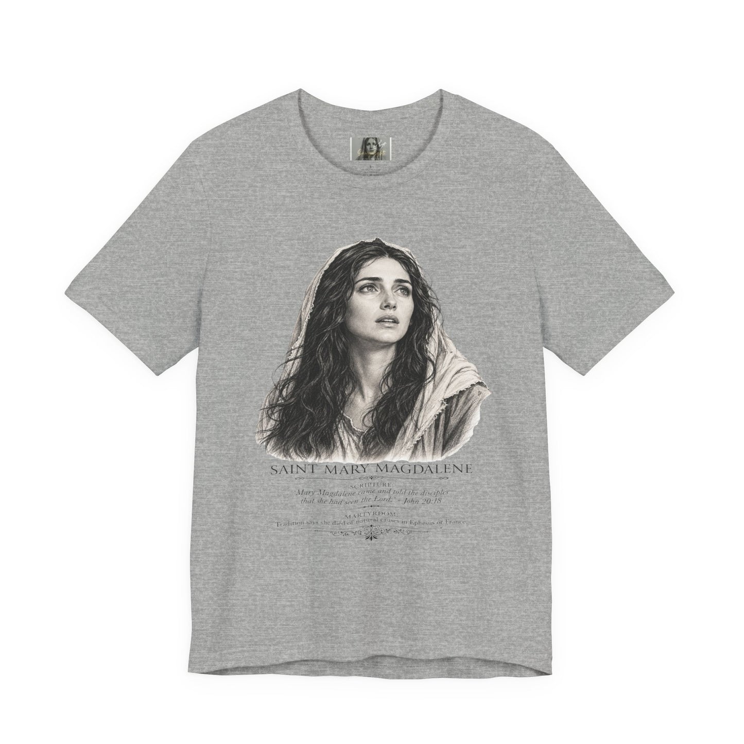 Faith Followers Saint Mary Unisex Jersey Short Sleeve Tee