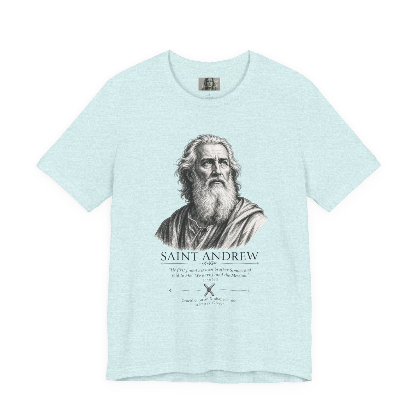 Saint Andrew Faith Followers Collection Unisex Jersey Short Sleeve Tee