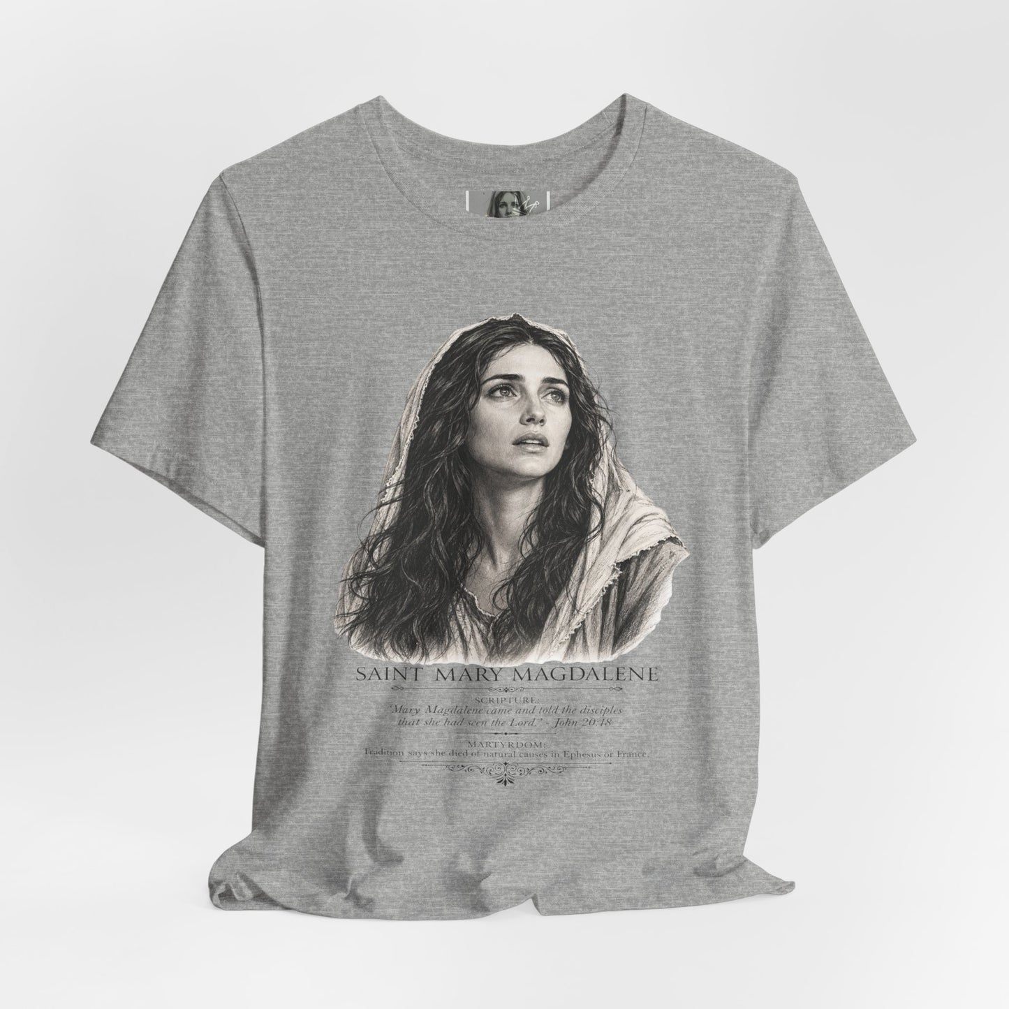 Faith Followers Saint Mary Unisex Jersey Short Sleeve Tee