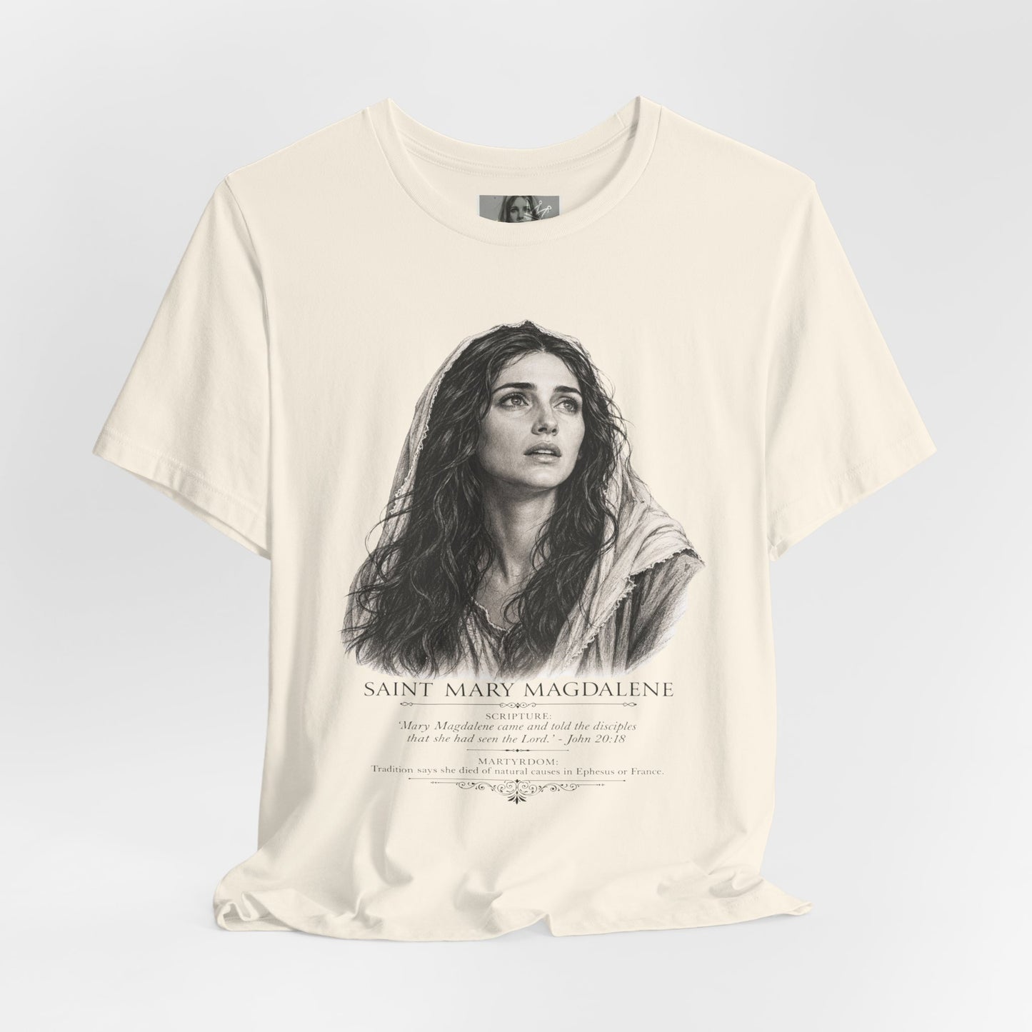 Faith Followers Saint Mary Unisex Jersey Short Sleeve Tee