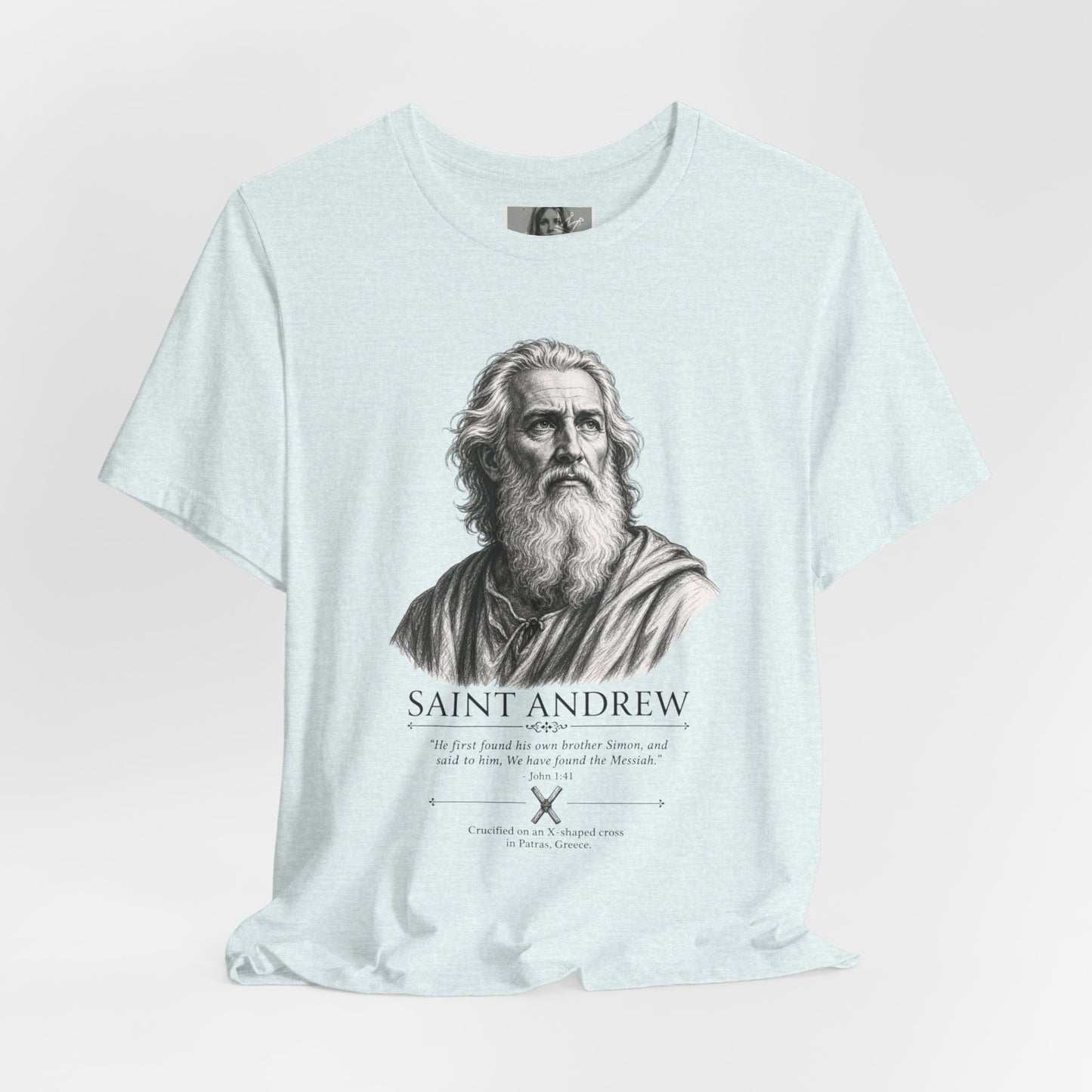 Saint Andrew Faith Followers Collection Unisex Jersey Short Sleeve Tee
