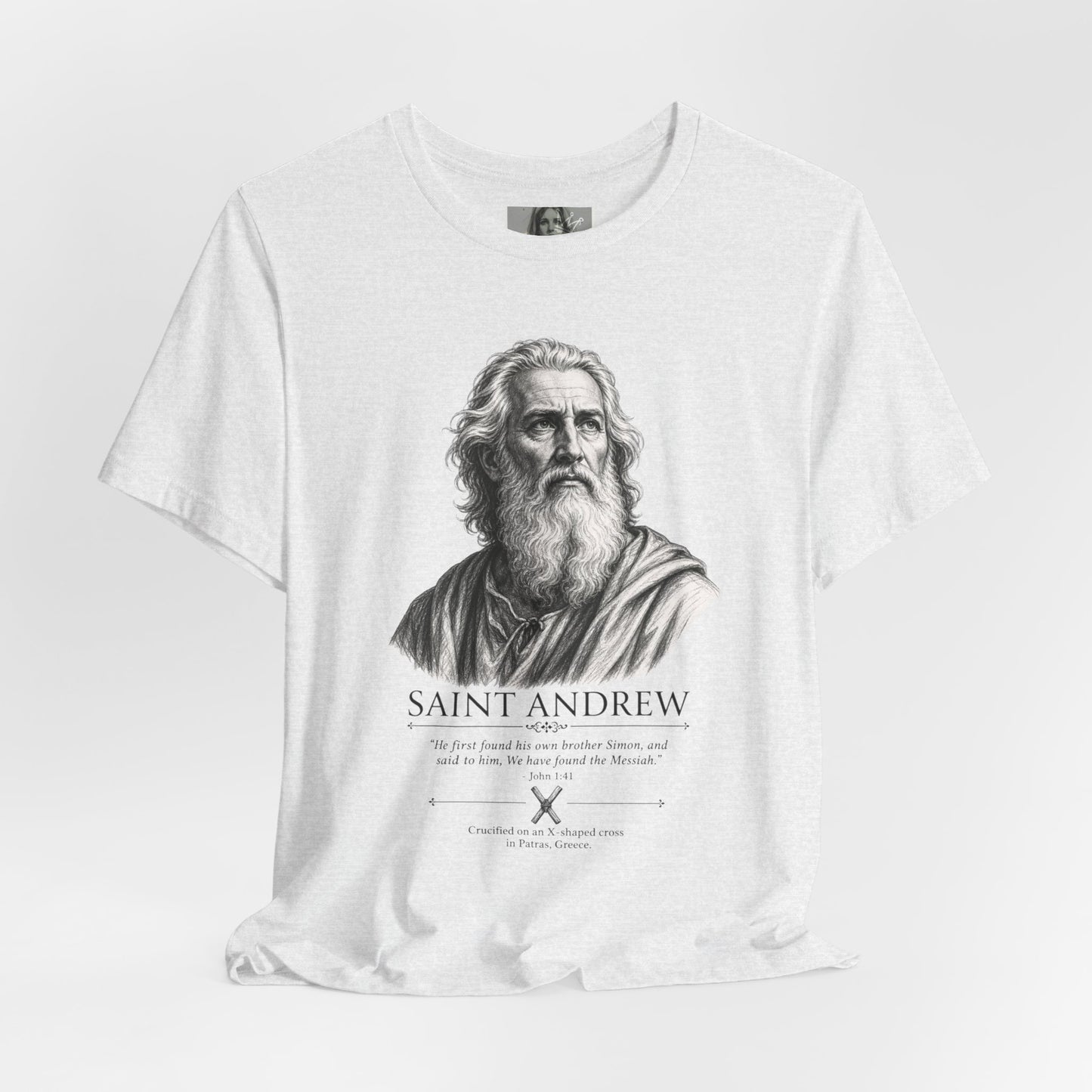 Saint Andrew Faith Followers Collection Unisex Jersey Short Sleeve Tee