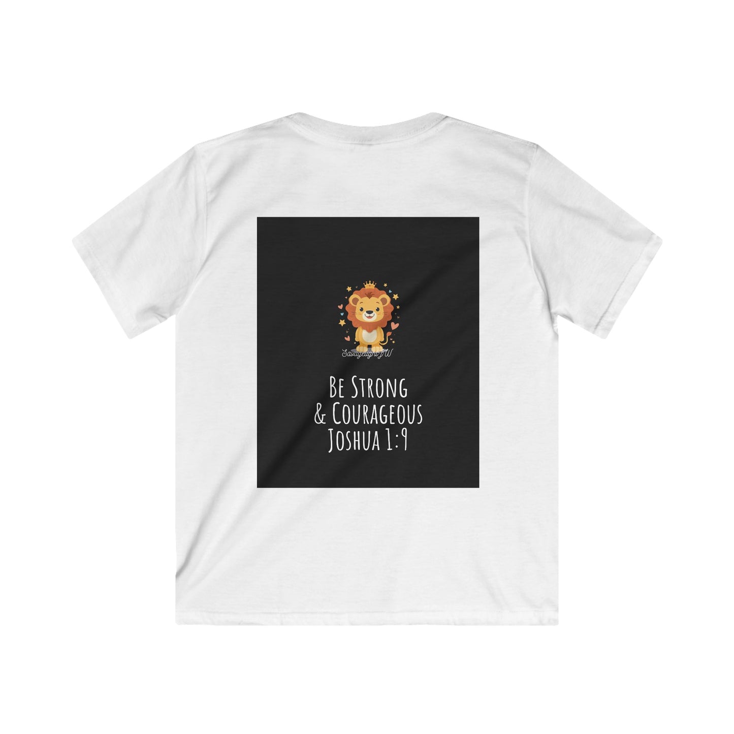 Courageous Kids scripture Softstyle Tee