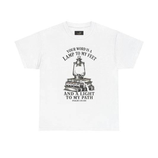 Your word is a lamp..Unisex Heavy Cotton Tee