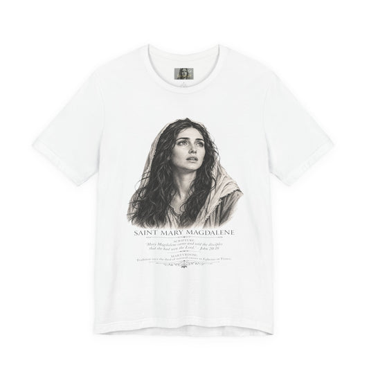 Faith Followers Saint Mary Unisex Jersey Short Sleeve Tee