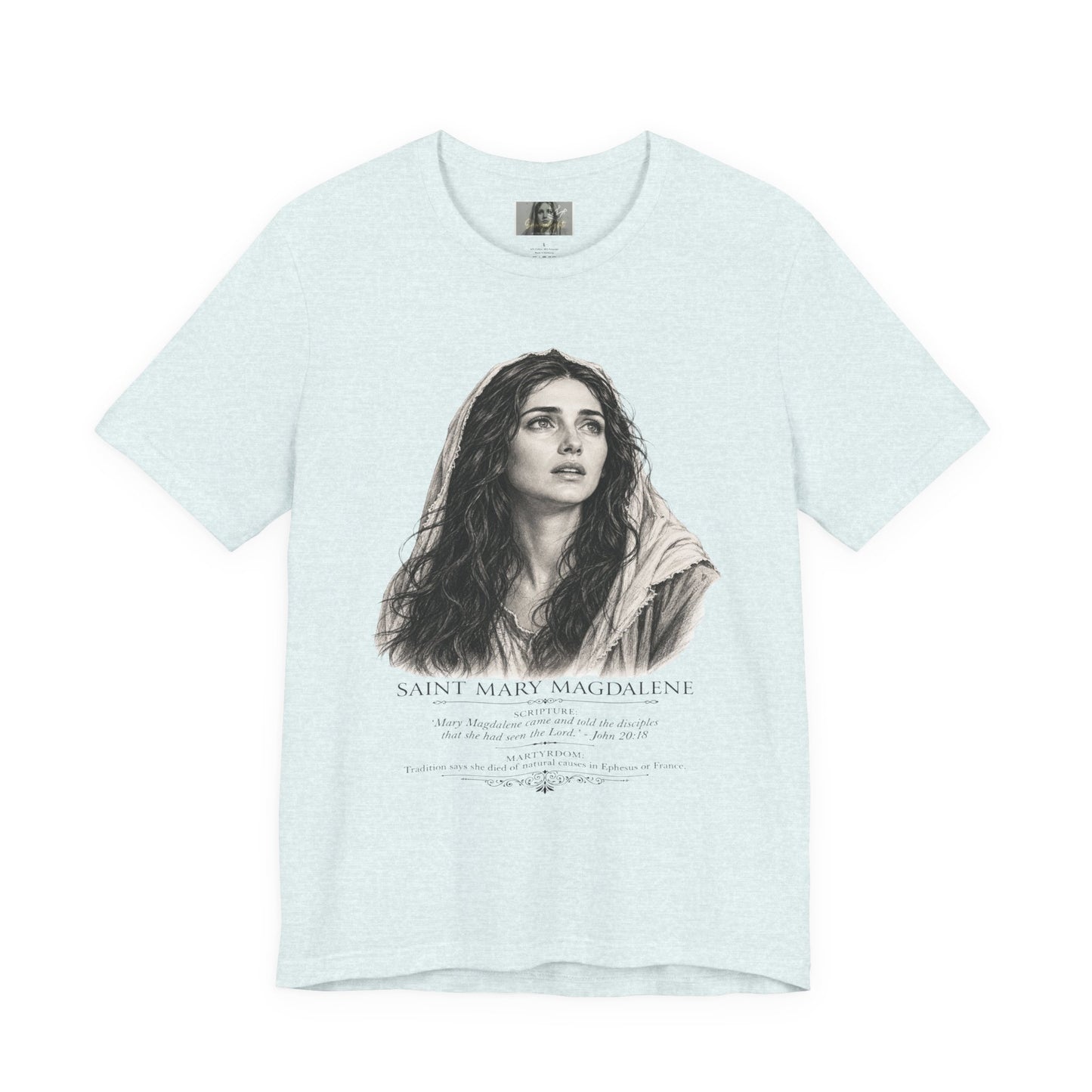 Faith Followers Saint Mary Unisex Jersey Short Sleeve Tee