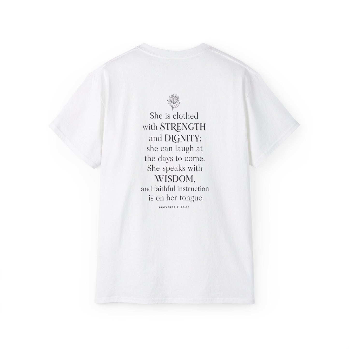 Mother Est. 1985 Tee — Strength & Dignity Floral Heart Shirt