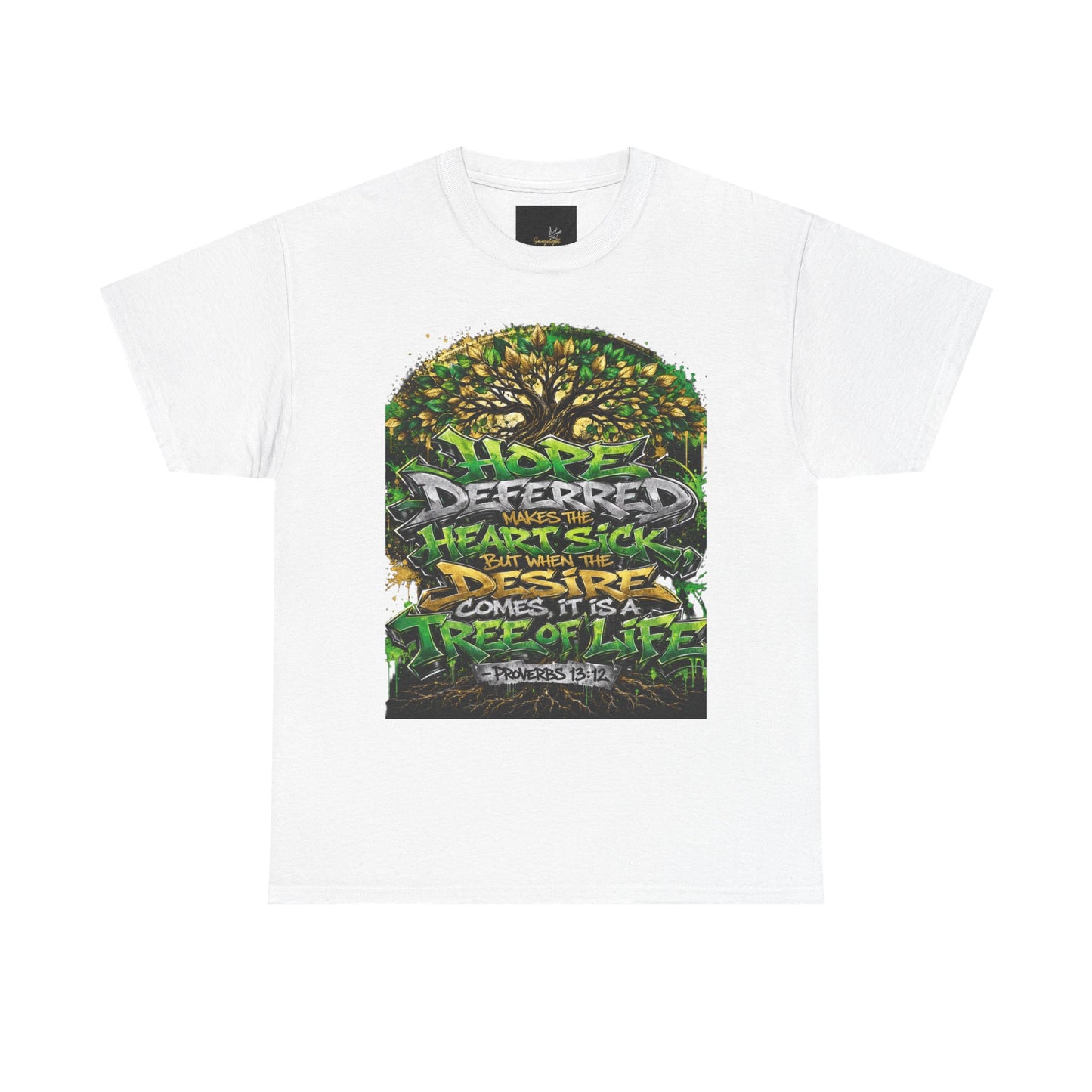 Hope Deferred T‑Shirt — "Tree of Life" Inspirational Bible Verse Tee