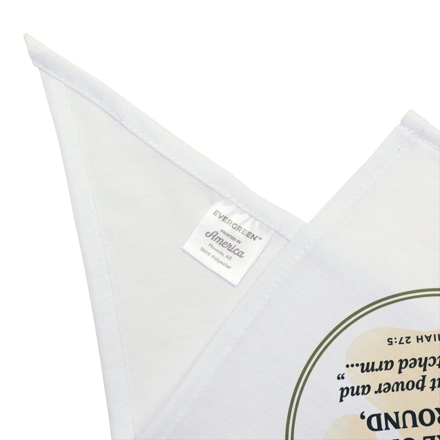 Pet Bandana - 'I Have Made the Earth, the People, and the Animals' Inspirational Quote Dog & Cat Scarf