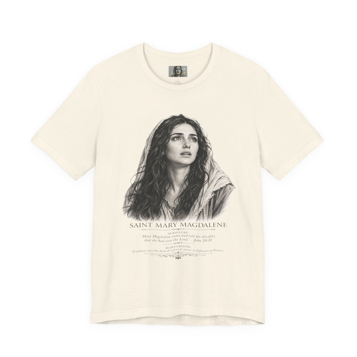 Faith Followers Saint Mary Unisex Jersey Short Sleeve Tee