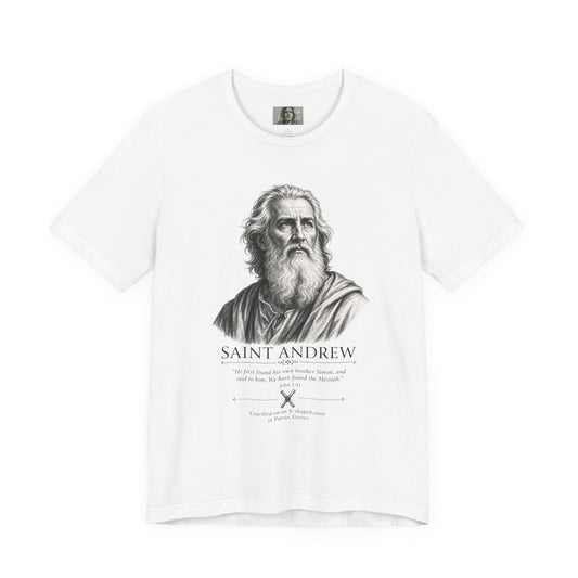 Saint Andrew Faith Followers Collection Unisex Jersey Short Sleeve Tee